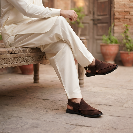 Suede Peshawari Sandal