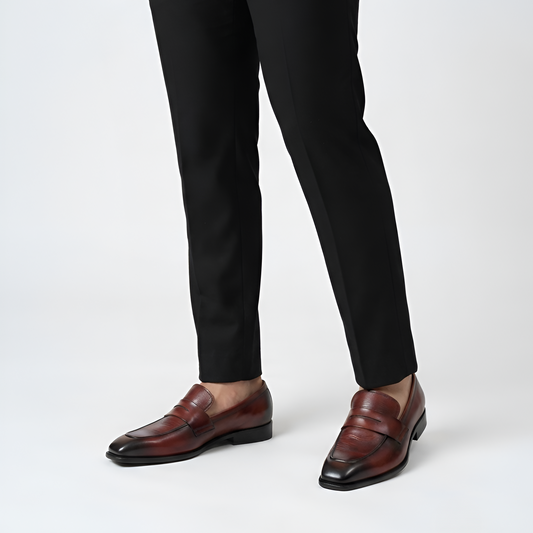 Cap Toe Penny Loafers