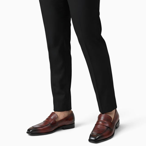 Cap Toe Penny Loafers