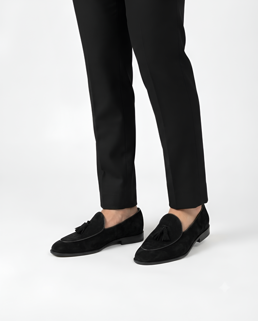Suede Tassel Loafers