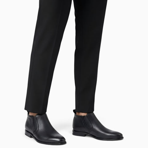 Chelsea leather boots offering classic style and superior comfort, perfect for any formal or casual occasion.