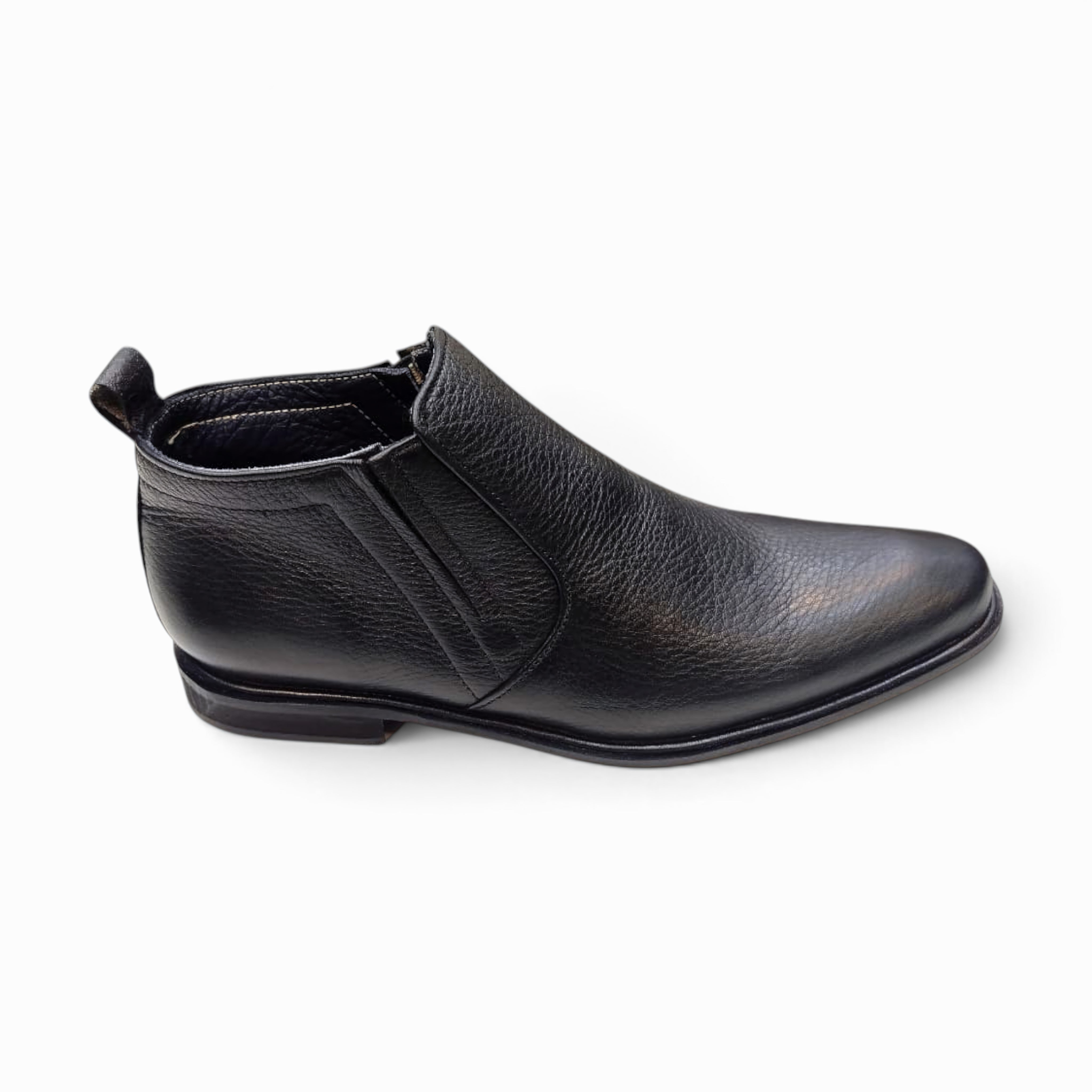 Chelsea leather boots offering classic style and superior comfort, perfect for any formal or casual occasion.
