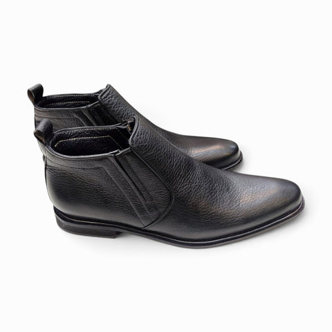 Chelsea leather boots offering classic style and superior comfort, perfect for any formal or casual occasion.
