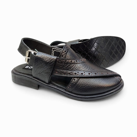Handmade leather Norozi sandal featuring premium craftsmanship and durable materials for stylish comfort