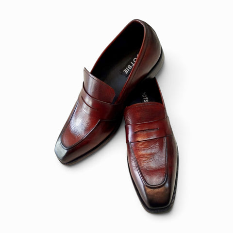 Cap Toe Penny Loafers