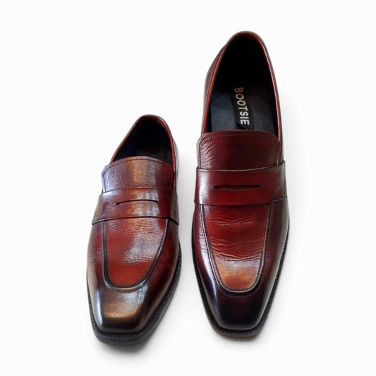 Cap Toe Penny Loafers