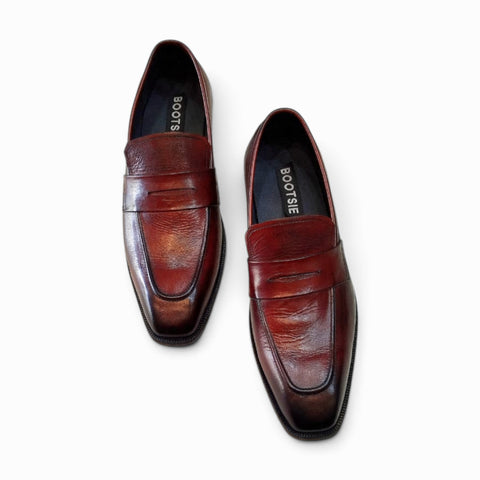 Cap Toe Penny Loafers