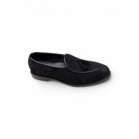 Suede Tassel Loafers