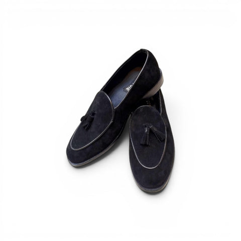 Suede Tassel Loafers