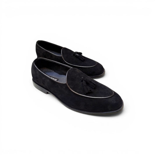Suede Tassel Loafers