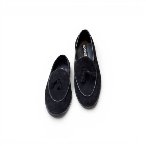 Suede Tassel Loafers