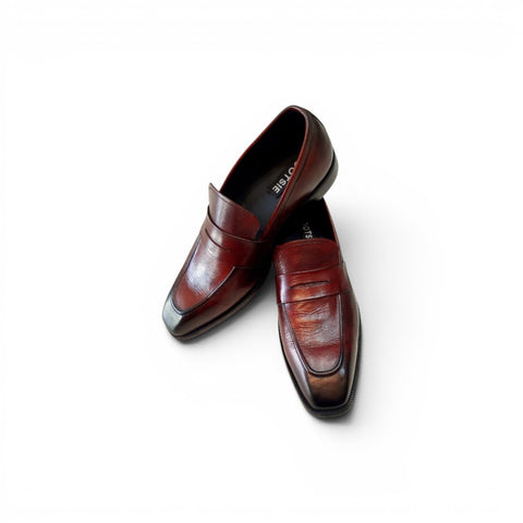 Cap Toe Penny Loafers